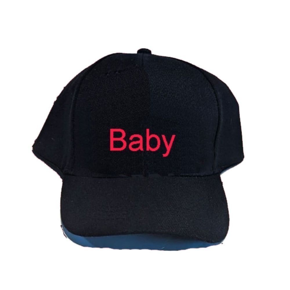 Baby Black Hat Unisex Headwear Cute Adorable Show Your Love